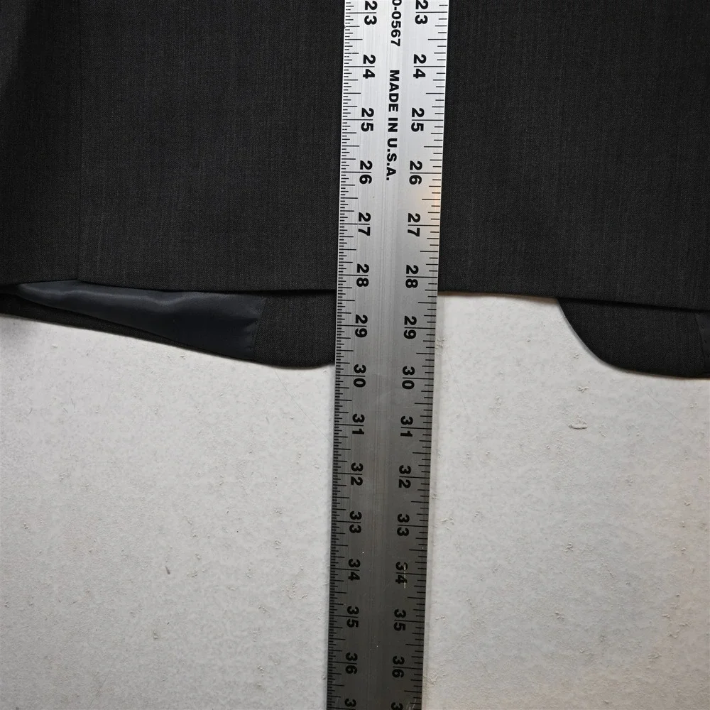 Perry‎ Ellis 38S Gray Mens Blazer Suit Jacket Sport Coat